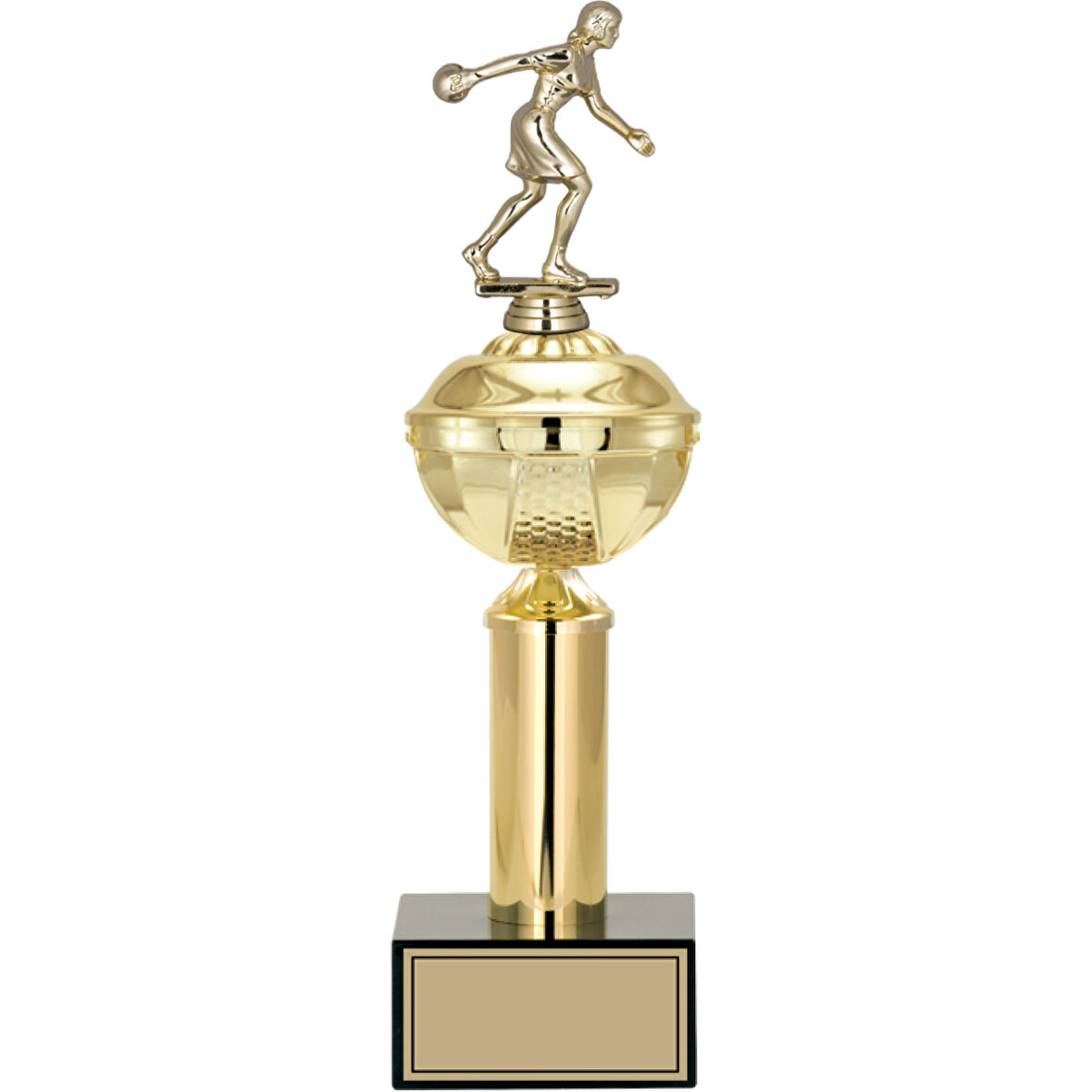 ODAK KUPA - Figürlü Kupalar - Bowling Kadın Figürlü Kupalar FG-047 C - 38 cm