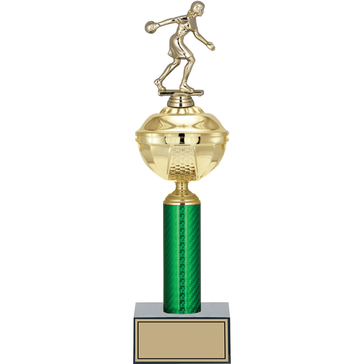ODAK KUPA - Figürlü Kupalar - Bowling Kadın Figürlü Kupalar FG-049 A - 41 cm