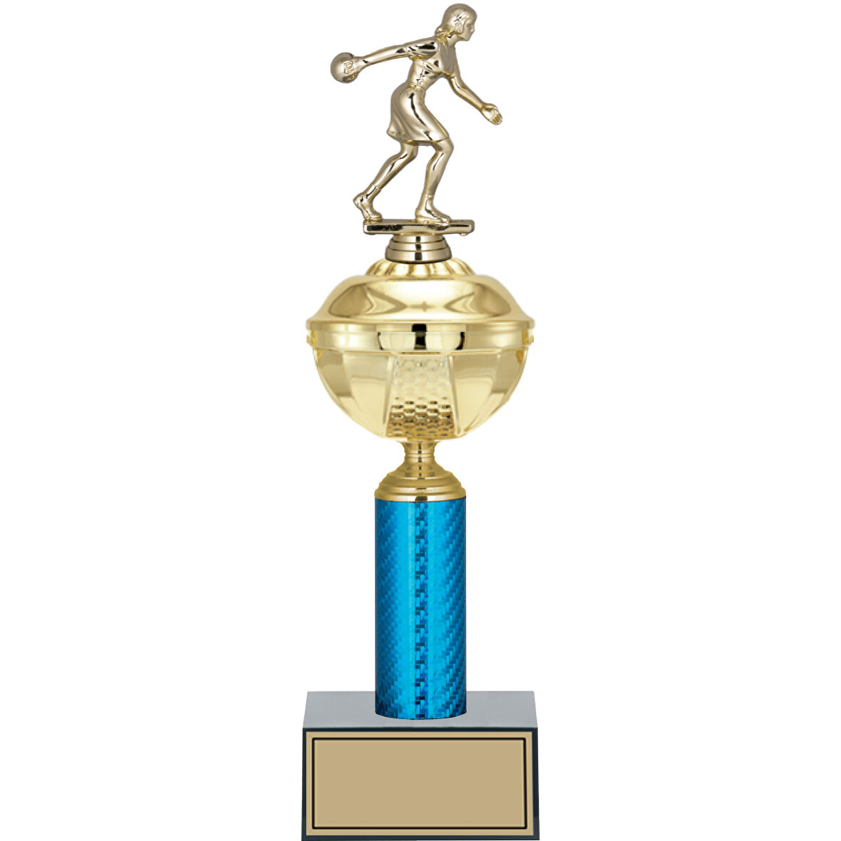 ODAK KUPA - Figürlü Kupalar - Bowling Kadın Figürlü Kupalar FG-051 B - 38 cm