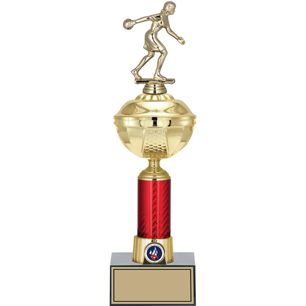 ODAK KUPA - Figürlü Kupalar - Bowling Kadın Figürlü Kupalar FG-053 C - 40 cm