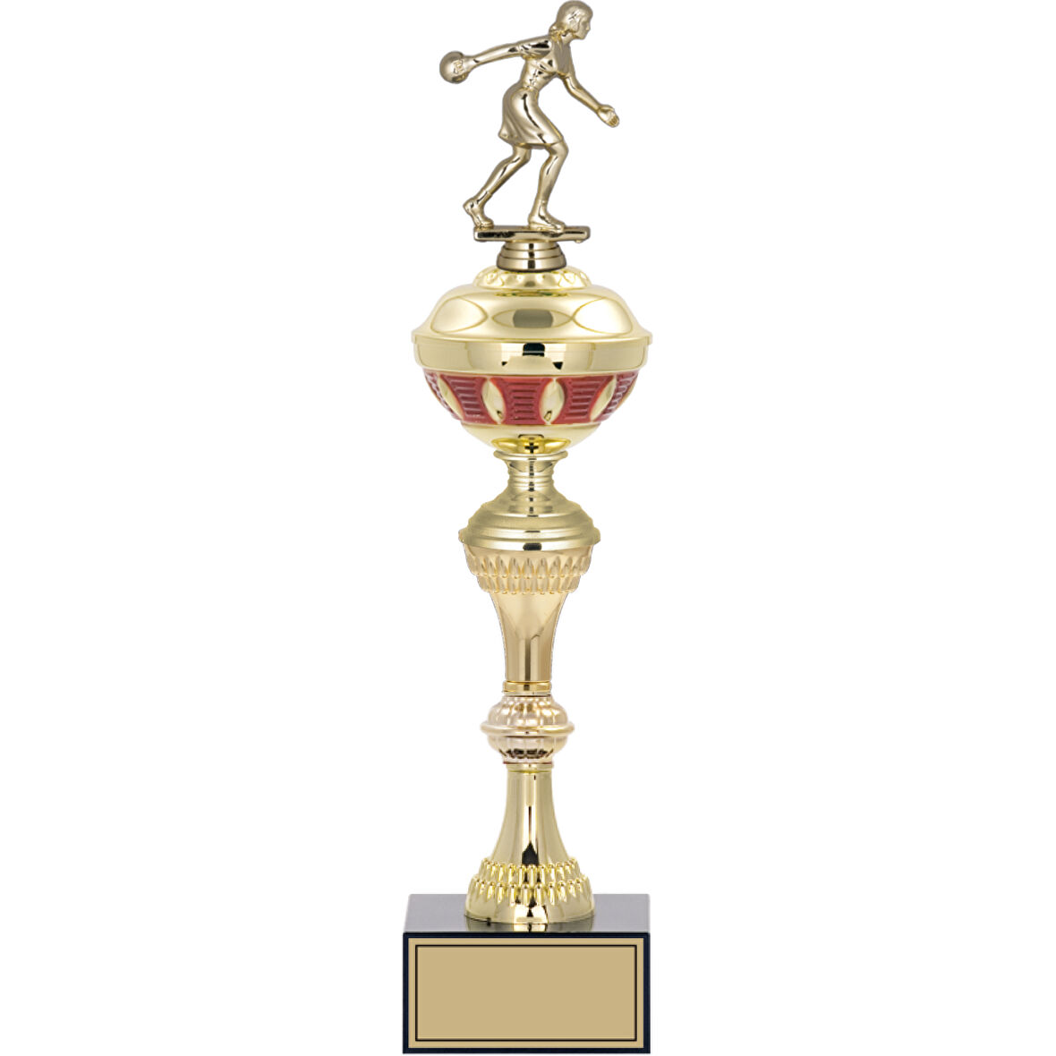ODAK KUPA - Figürlü Kupalar - Bowling Kadın Figürlü Kupalar FG-064 C - 44 cm