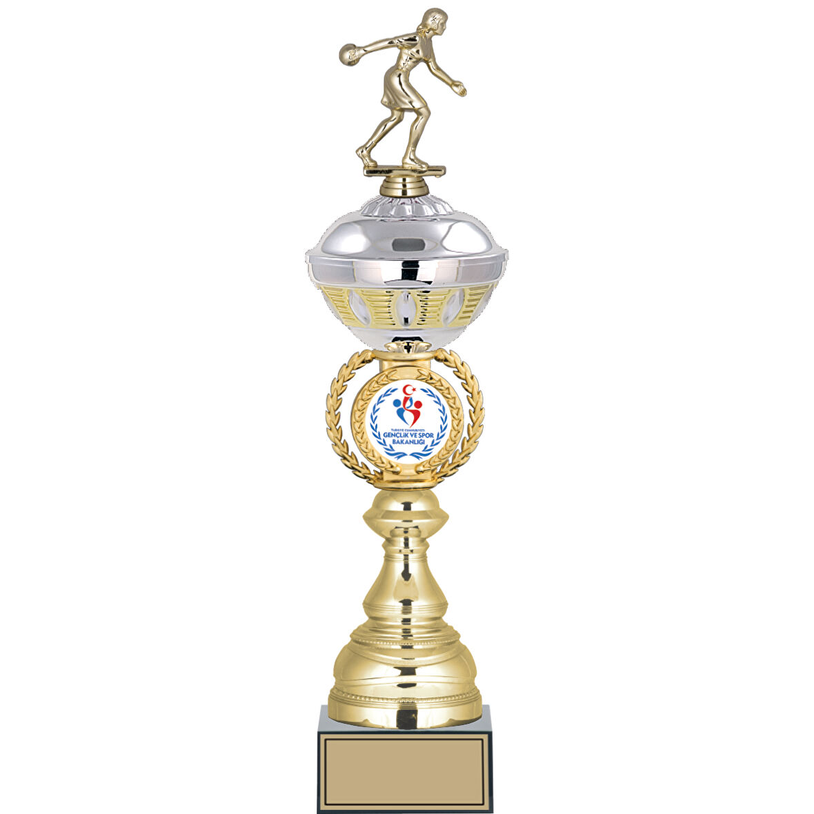 ODAK KUPA - Figürlü Kupalar - Bowling Kadın Figürlü Kupalar FG-066 A - 49 cm