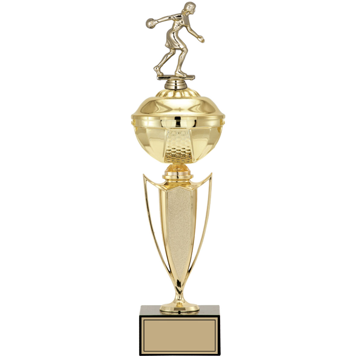 ODAK KUPA - Figürlü Kupalar - Bowling Kadın Figürlü Kupalar FG-067 A - 46 cm