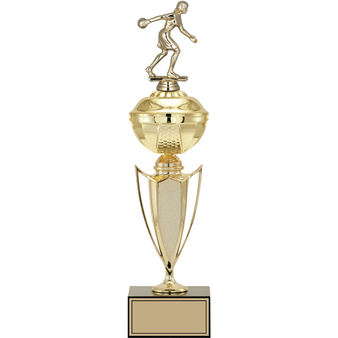 ODAK KUPA - Figürlü Kupalar - Bowling Kadın Figürlü Kupalar FG-067 B - 42 cm