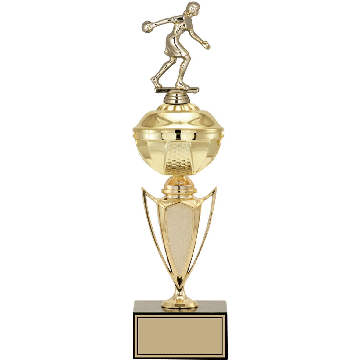 ODAK KUPA - Figürlü Kupalar - Bowling Kadın Figürlü Kupalar FG-067 C - 40 cm