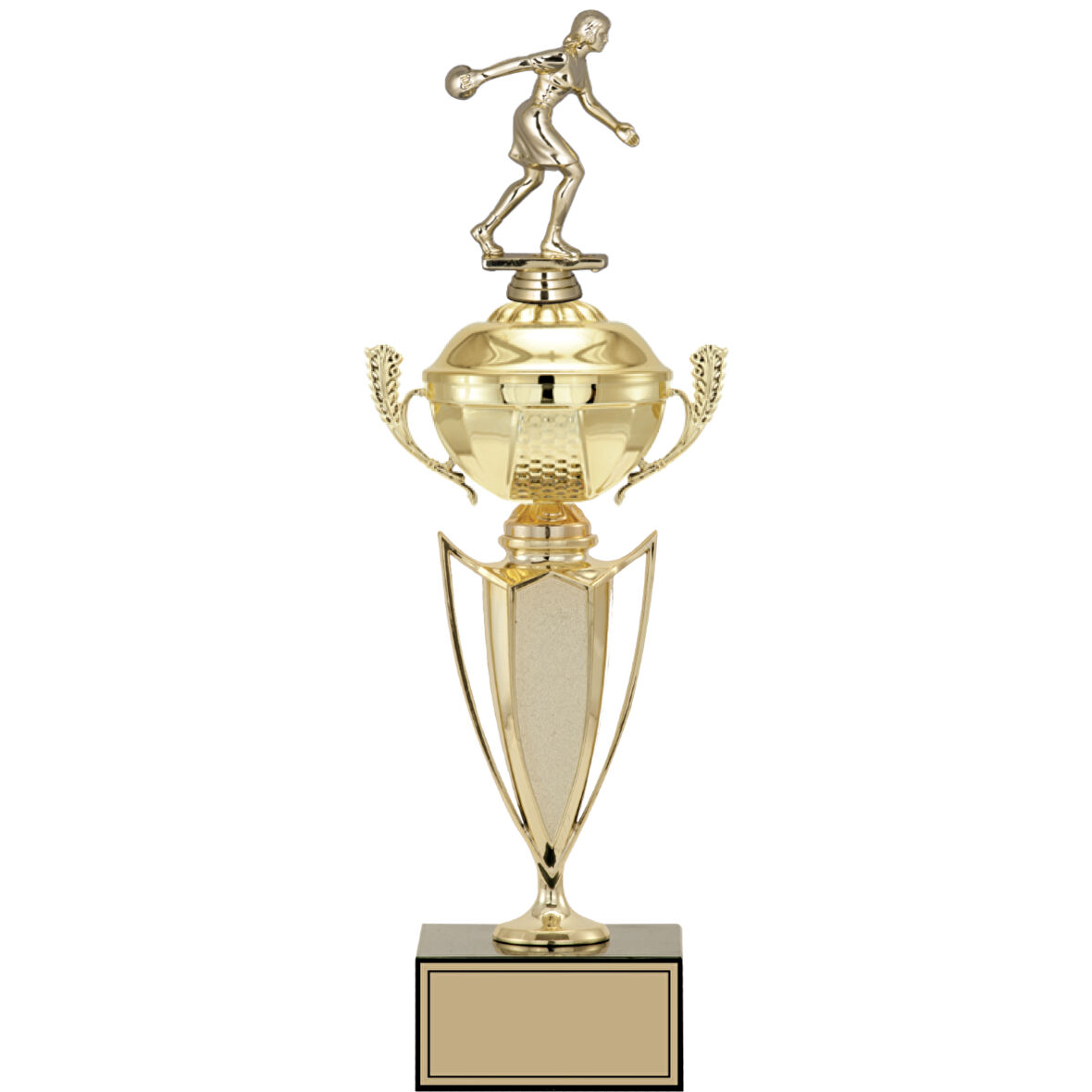 ODAK KUPA - Figürlü Kupalar - Bowling Kadın Figürlü Kupalar FG-068 B - 42 cm