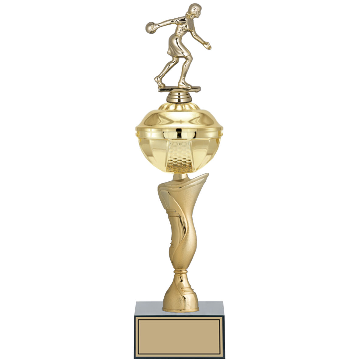 ODAK KUPA - Figürlü Kupalar - Bowling Kadın Figürlü Kupalar FG-069 B - 46 cm