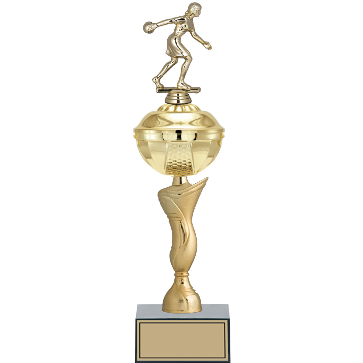 ODAK KUPA - Figürlü Kupalar - Bowling Kadın Figürlü Kupalar FG-069 C - 44 cm