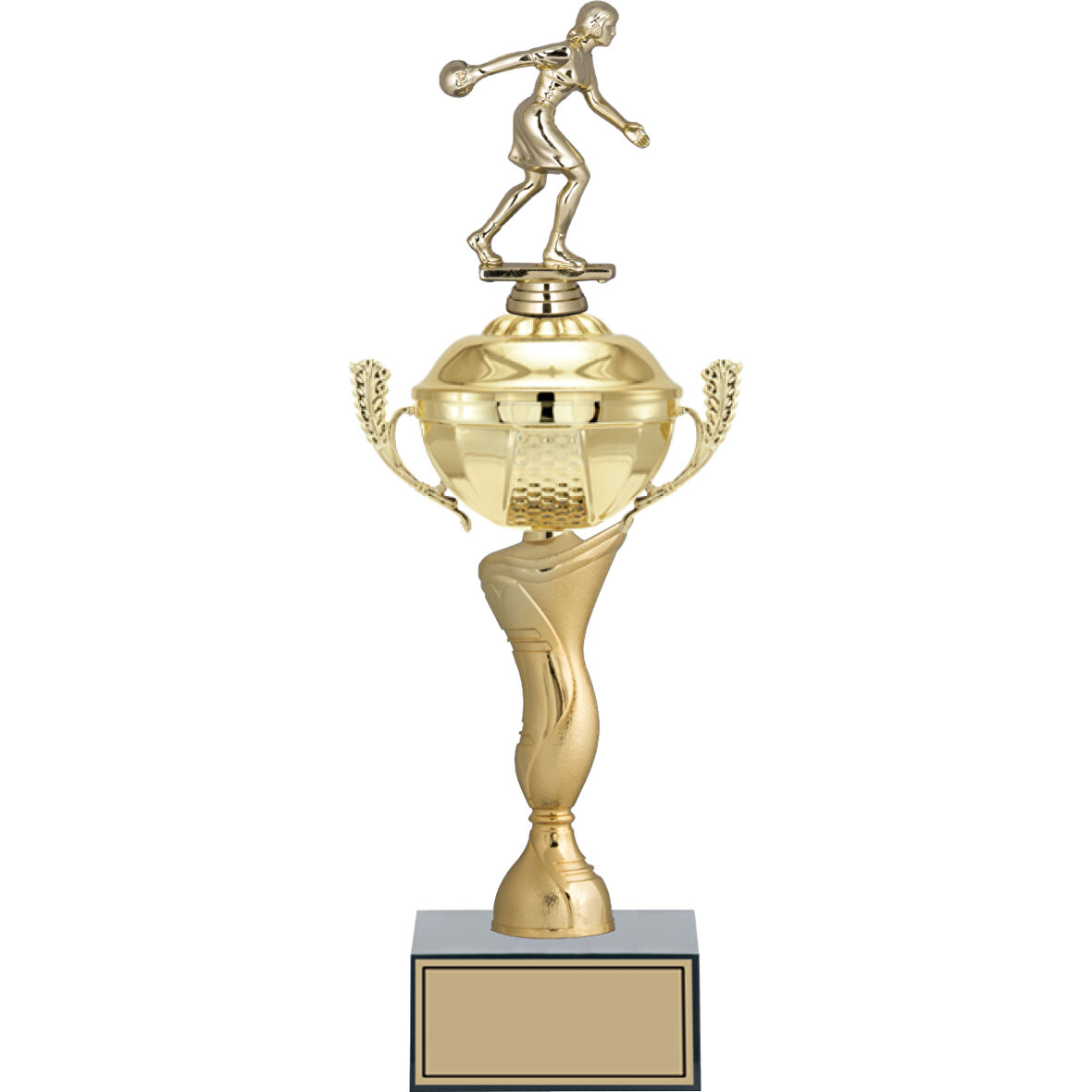 ODAK KUPA - Figürlü Kupalar - Bowling Kadın Figürlü Kupalar FG-070 C - 44 cm