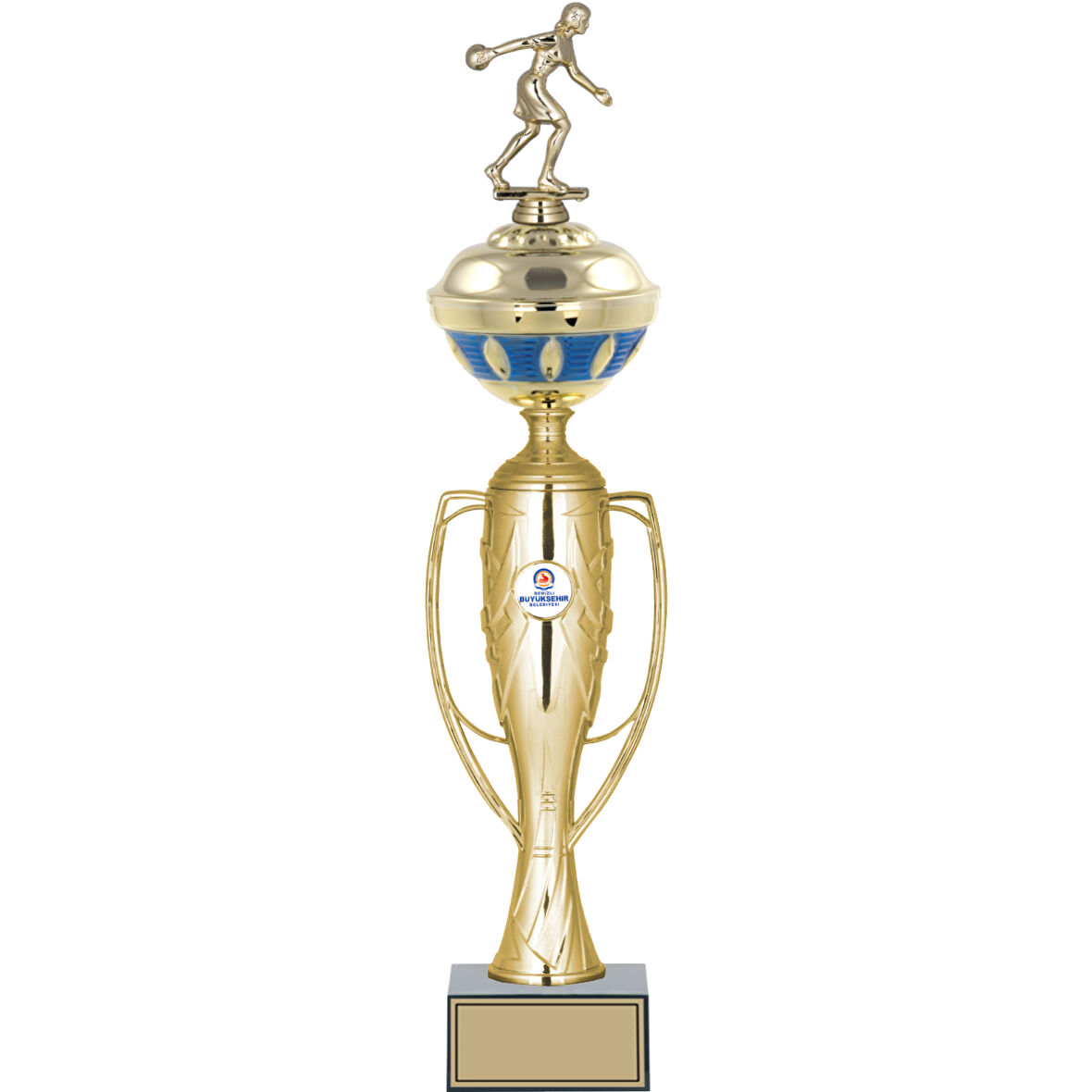 ODAK KUPA - Figürlü Kupalar - Bowling Kadın Figürlü Kupalar FG-074 A - 53 cm