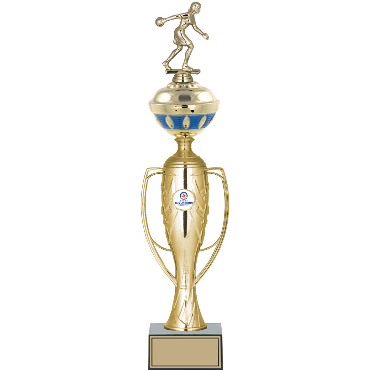 ODAK KUPA - Figürlü Kupalar - Bowling Kadın Figürlü Kupalar FG-074 B - 49 cm
