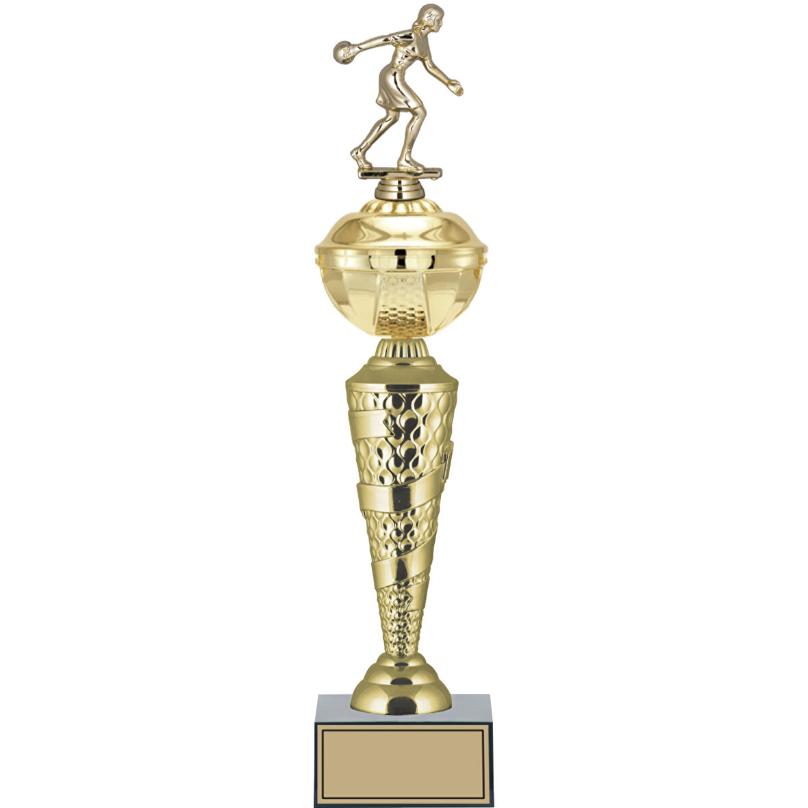 ODAK KUPA - Figürlü Kupalar - Bowling Kadın Figürlü Kupalar FG-075 B - 48 cm