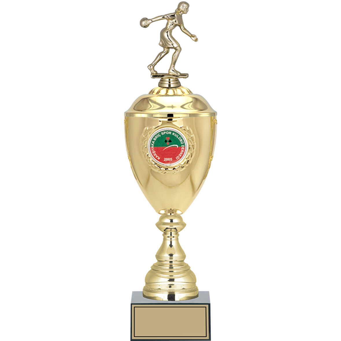 ODAK KUPA - Figürlü Kupalar - Bowling Kadın Figürlü Kupalar FG-079 C - 46 cm