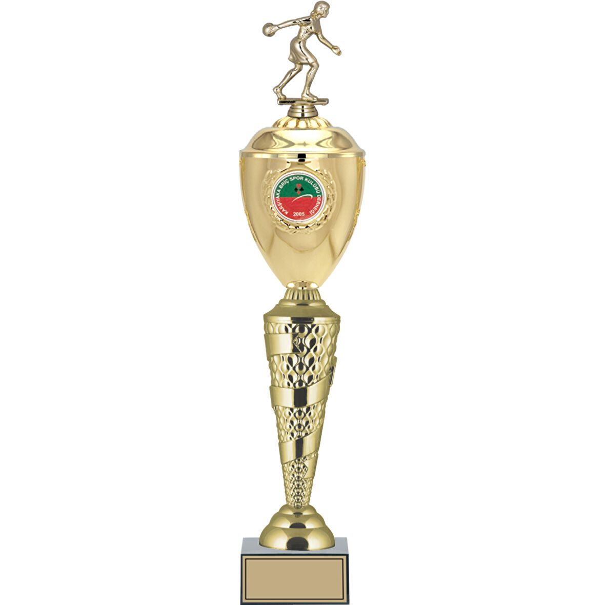ODAK KUPA - Figürlü Kupalar - Bowling Kadın Figürlü Kupalar FG-081 A - 60 cm
