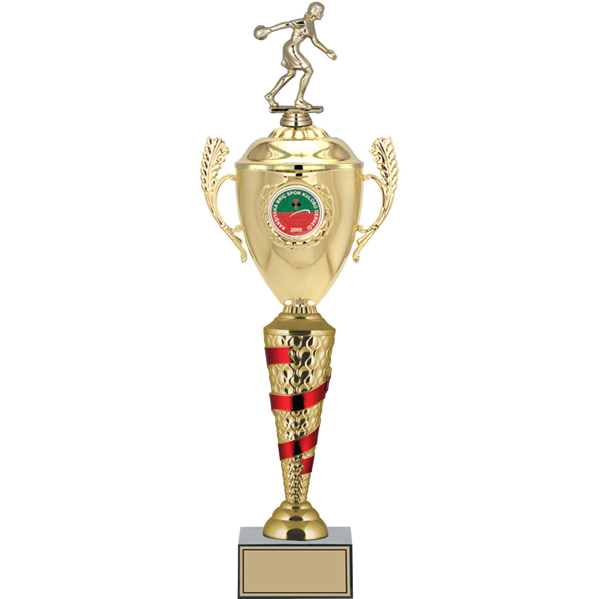 ODAK KUPA - Figürlü Kupalar - Bowling Kadın Figürlü Kupalar FG-082 B - 58 cm