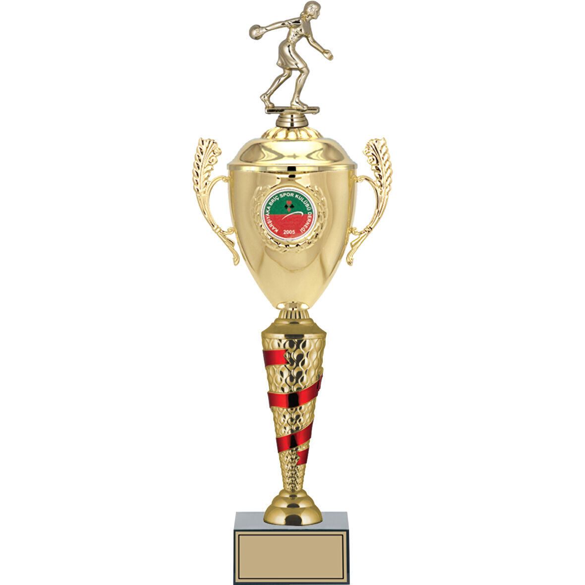 ODAK KUPA - Figürlü Kupalar - Bowling Kadın Figürlü Kupalar FG-082 C - 55 cm