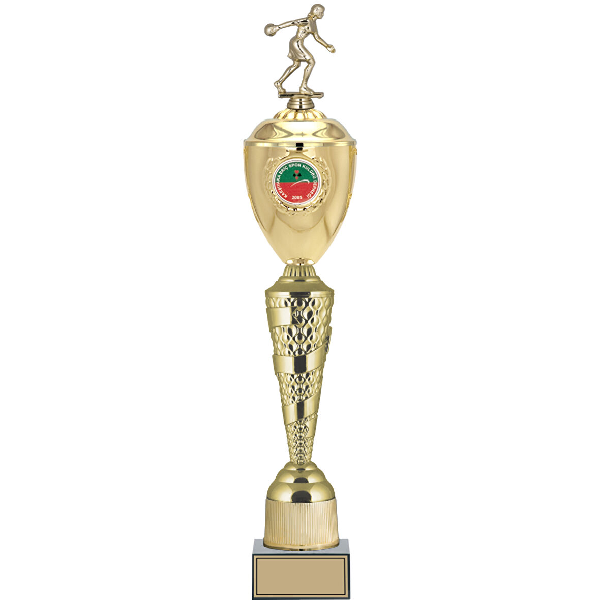 ODAK KUPA - Figürlü Kupalar - Bowling Kadın Figürlü Kupalar FG-083 A - 65 cm