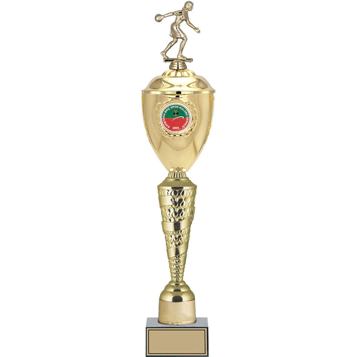 ODAK KUPA - Figürlü Kupalar - Bowling Kadın Figürlü Kupalar FG-083 B - 62 cm