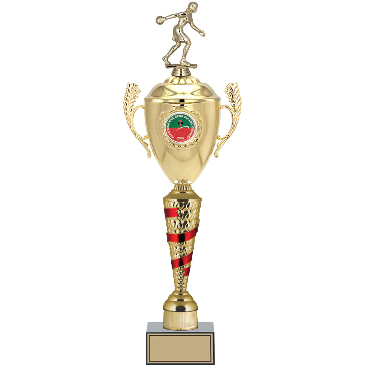 ODAK KUPA - Figürlü Kupalar - Bowling Kadın Figürlü Kupalar FG-084 C - 58 cm