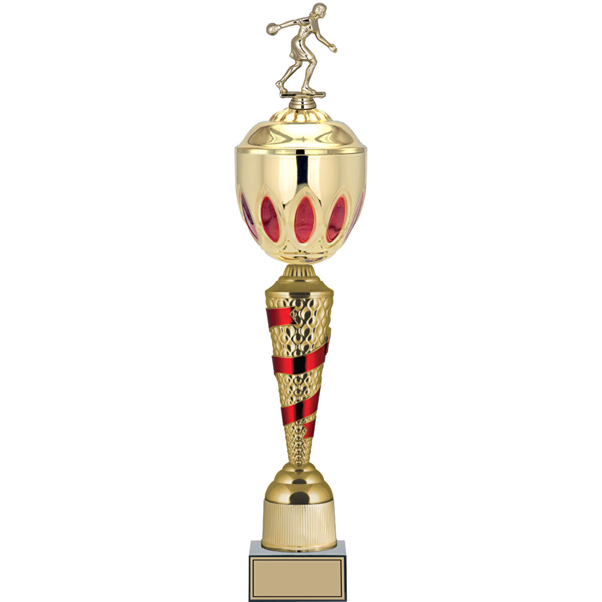 ODAK KUPA - Figürlü Kupalar - Bowling Kadın Figürlü Kupalar FG-086 A - 64 cm