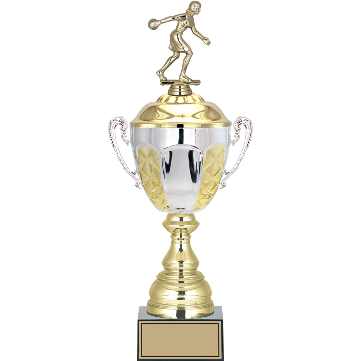 ODAK KUPA - Figürlü Kupalar - Bowling Kadın Figürlü Kupalar FG-087 B - 44 cm