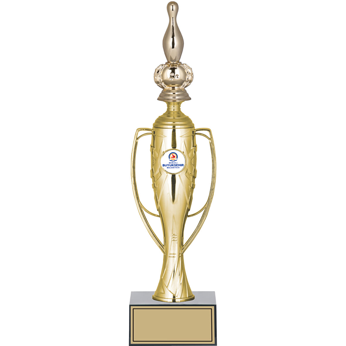 ODAK KUPA - Figürlü Kupalar - Bowling / Labut Figürlü Kupalar FG-025 A - 34 cm