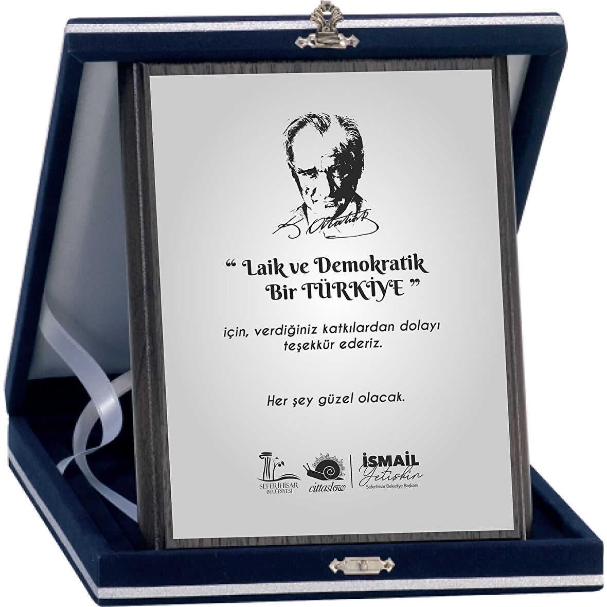 ODAK KUPA - Ahşap Plaketler - PL-007-M B - 15x20 cm