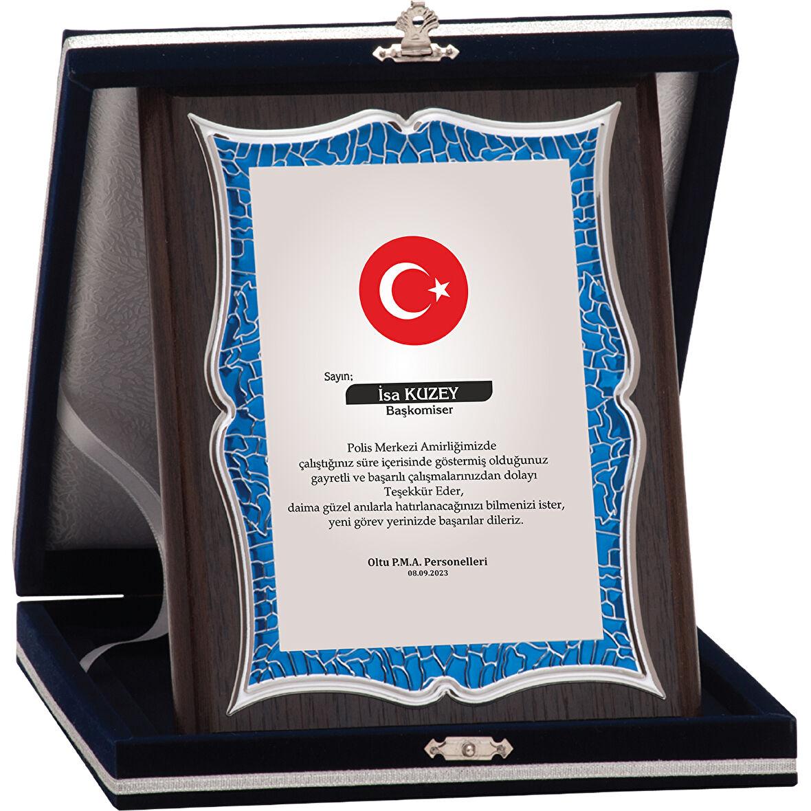 ODAK KUPA - Ahşap Plaketler - PL-033-M B - 15x20 cm