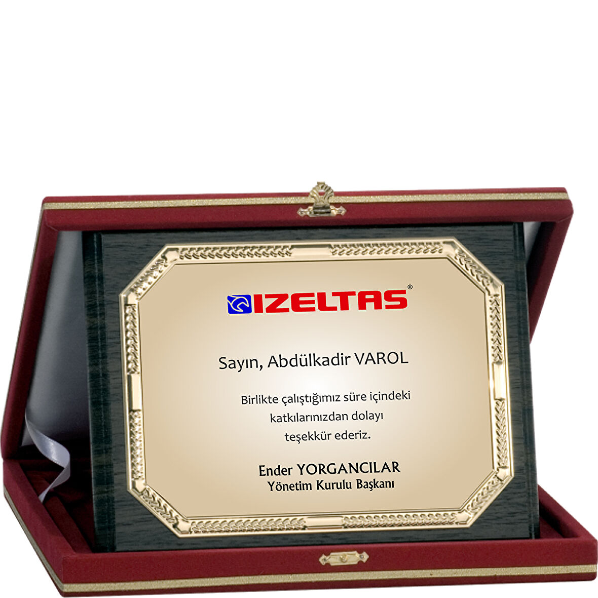 ODAK KUPA - Ahşap Plaketler - PL-043-M A - 18x24 cm