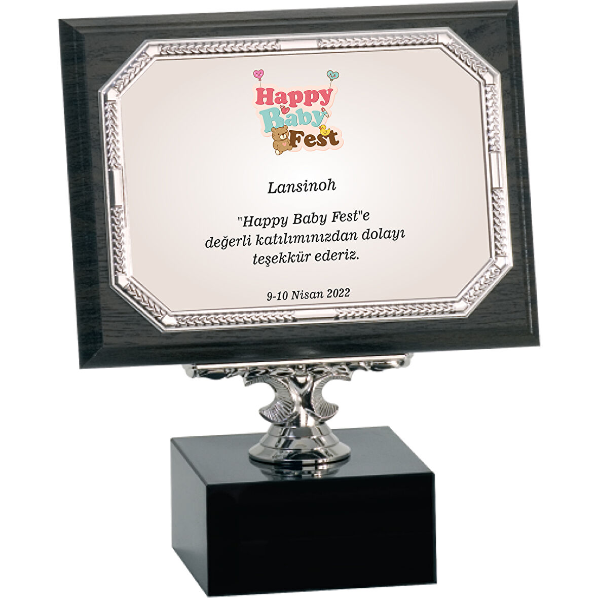 ODAK KUPA - Ahşap Plaketler - PL-048-M B - 15x20 cm