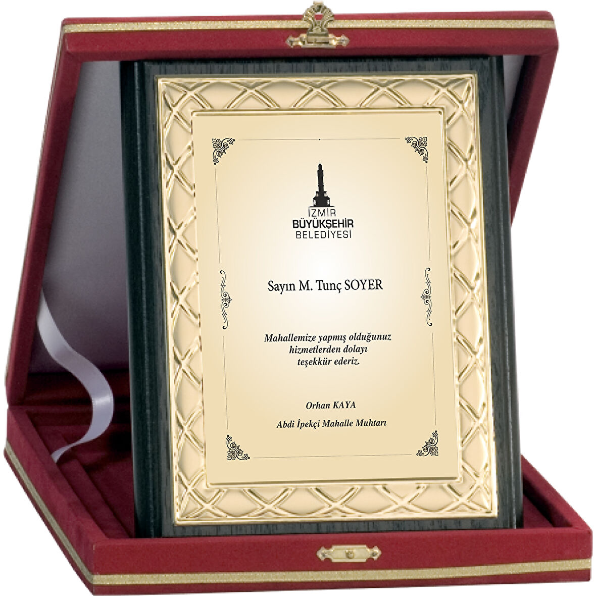 ODAK KUPA - Ahşap Plaketler - PL-057-M B - 15x20 cm