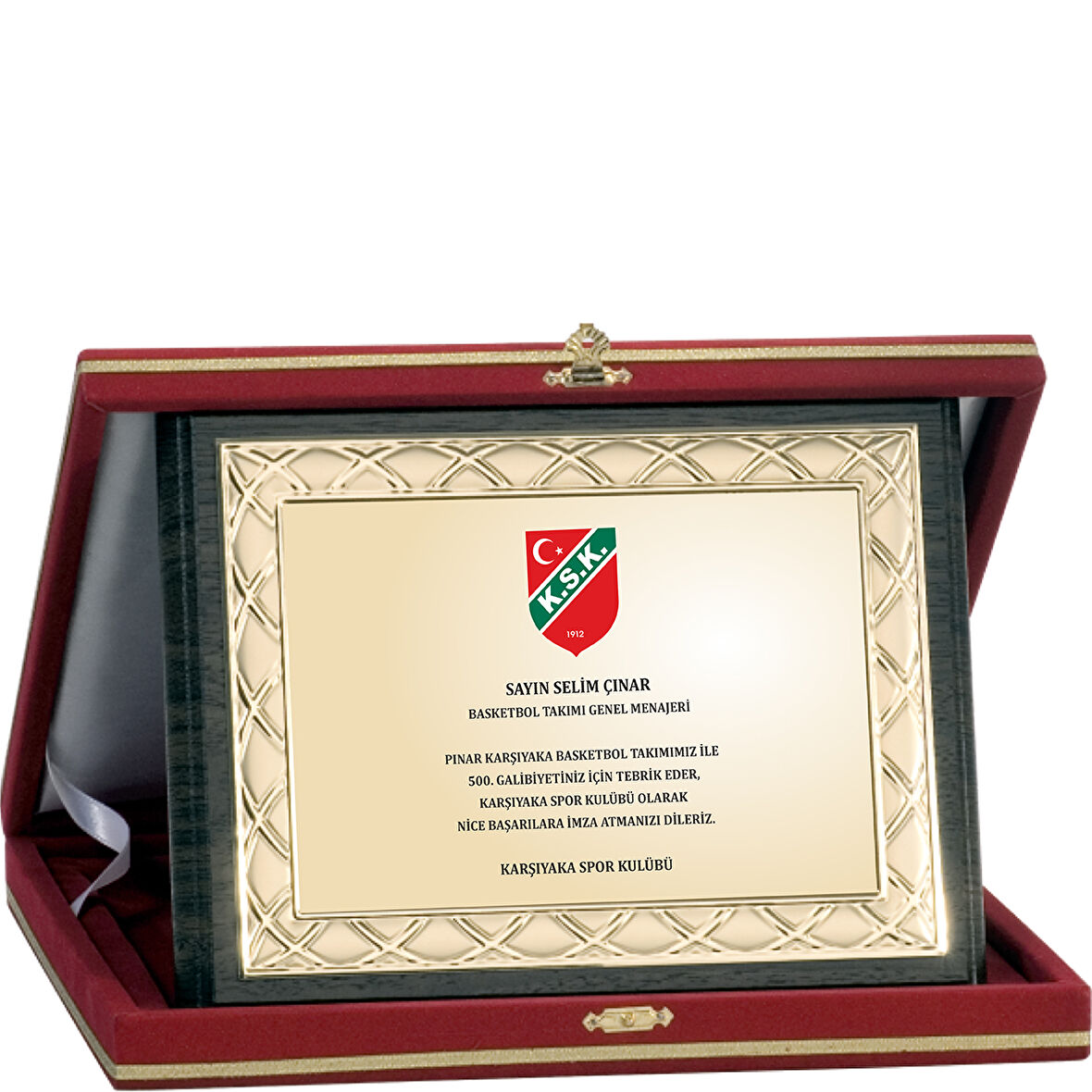 ODAK KUPA - Ahşap Plaketler - PL-059-M A - 18x24 cm