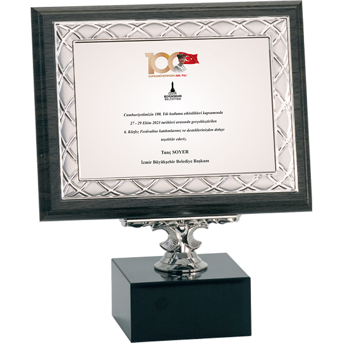 ODAK KUPA - Ahşap Plaketler - PL-064-M A - 18x24 cm