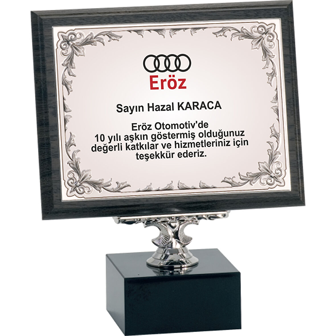 ODAK KUPA - Ahşap Plaketler - PL-068-M A - 18x24 cm