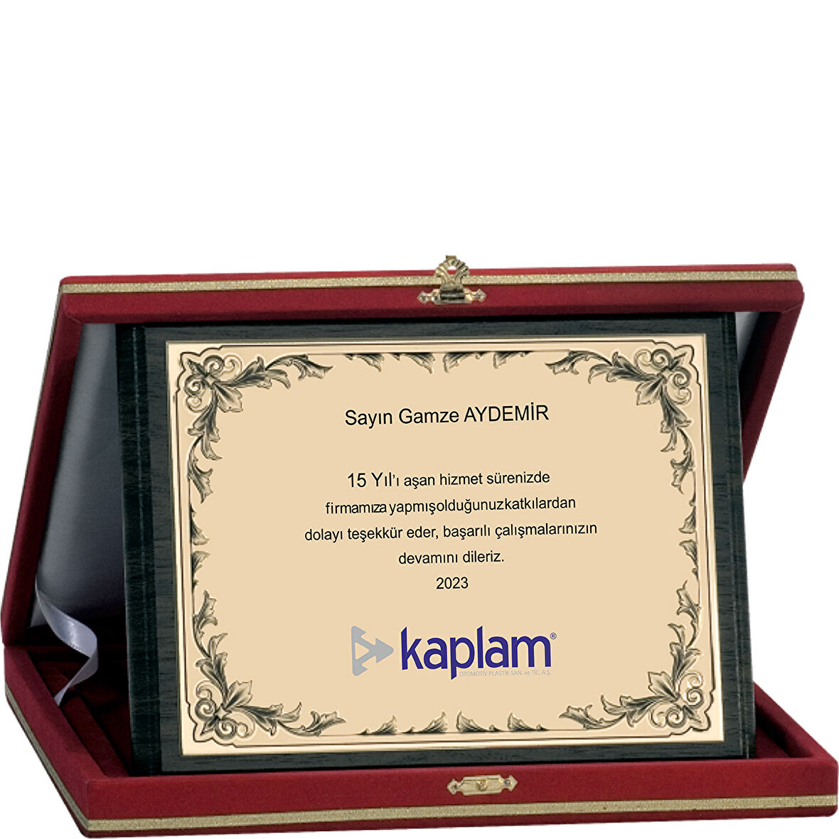 ODAK KUPA - Ahşap Plaketler - PL-071-M A - 18x24 cm