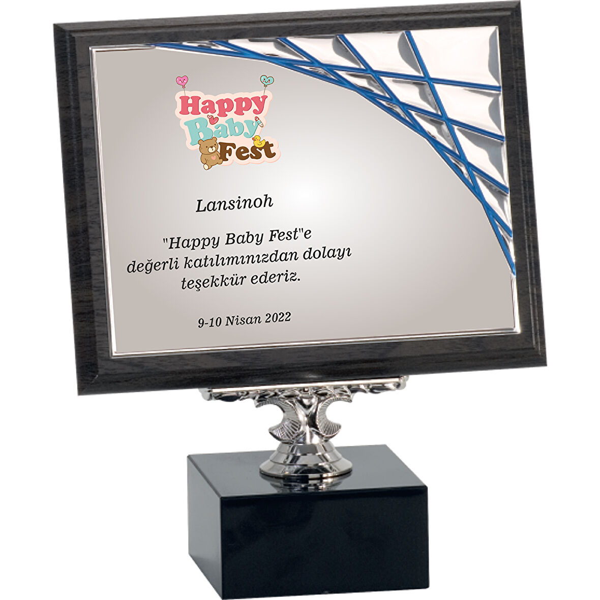 ODAK KUPA - Ahşap Plaketler - PL-100-M A - 18x24 cm