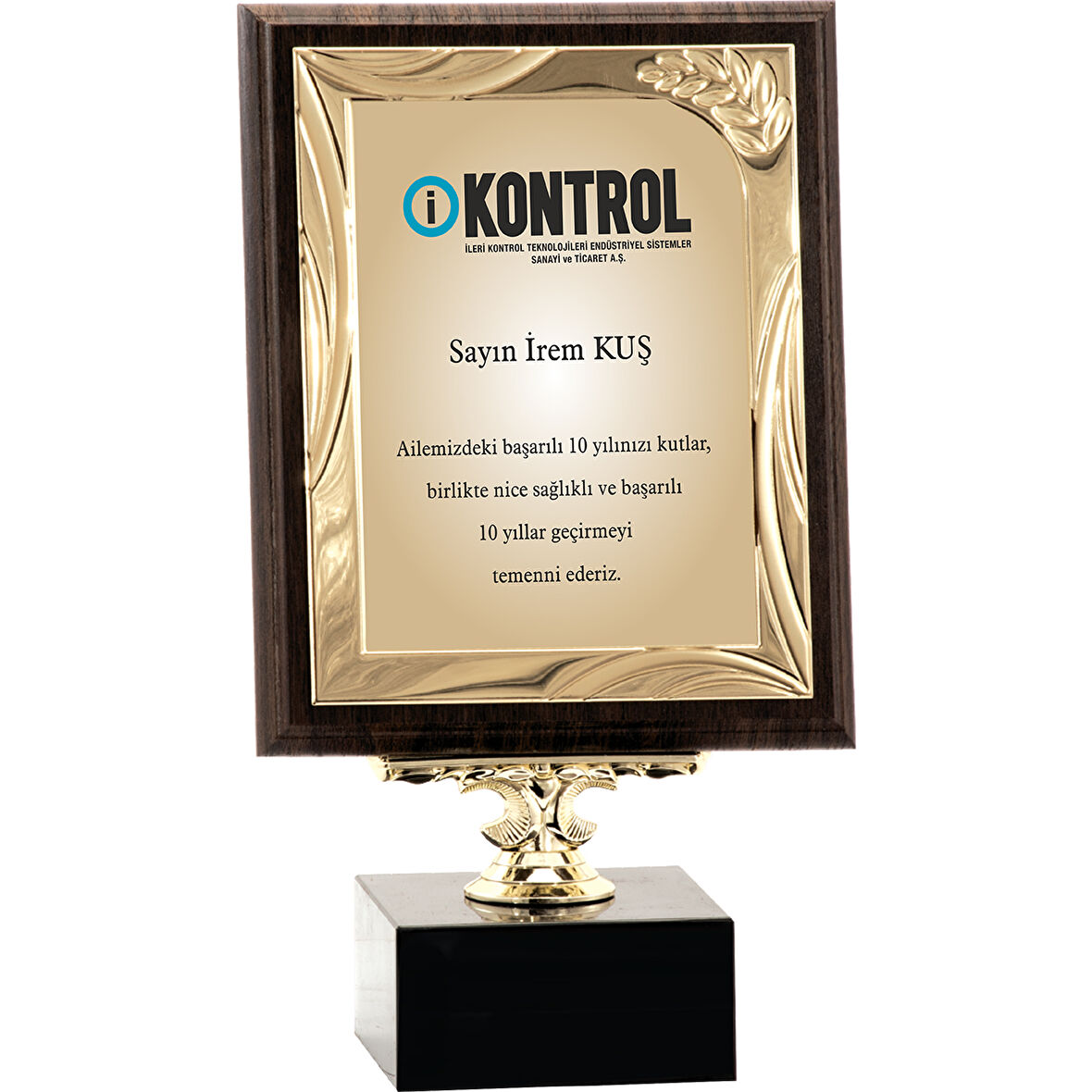 ODAK KUPA - Ahşap Plaketler - PL-126-M A - 18x24 cm