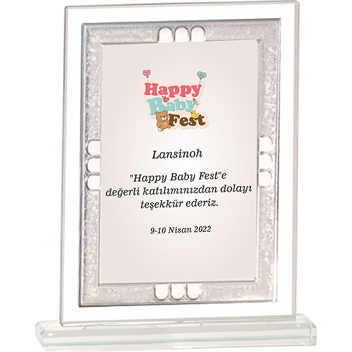 ODAK KUPA - Cam Plaketler - CM-032-M B - 18x21 cm