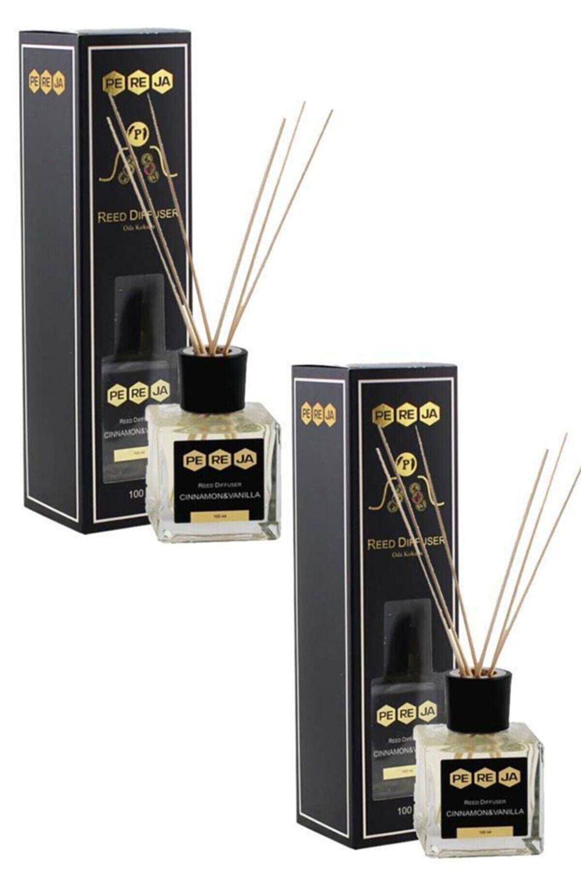 Çubuklu Oda Kokusu Tarçın Vanilya 100 Ml X 2 Adet