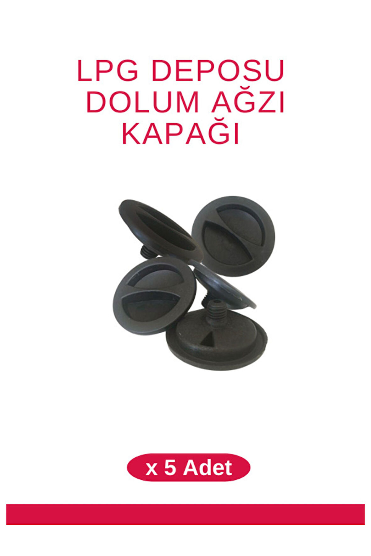 Atiker Lpg Depo Dolum Ağzı Kapağı Ince Diş ( 5 Adet )