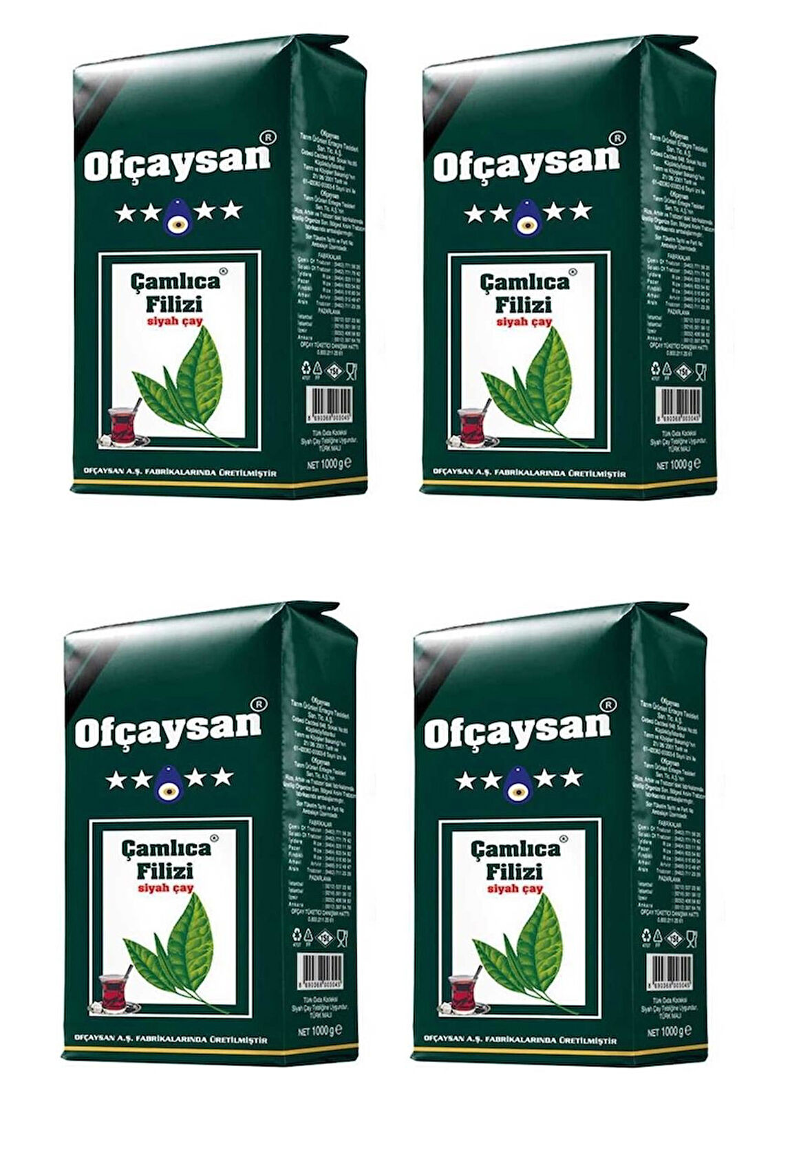 Ofçaysan Çamlıca Filizi Çayı 1000 Gr X 4 Adet
