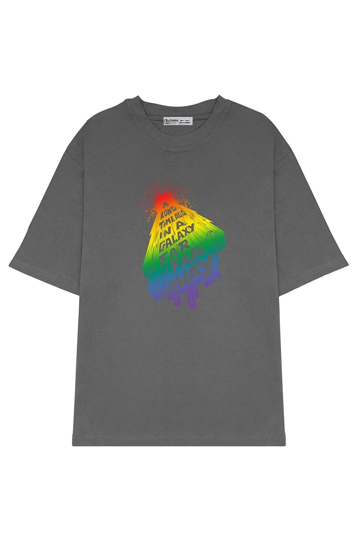 Unisex Oversize T-shirt In A Rainbow Galaxy Far Away