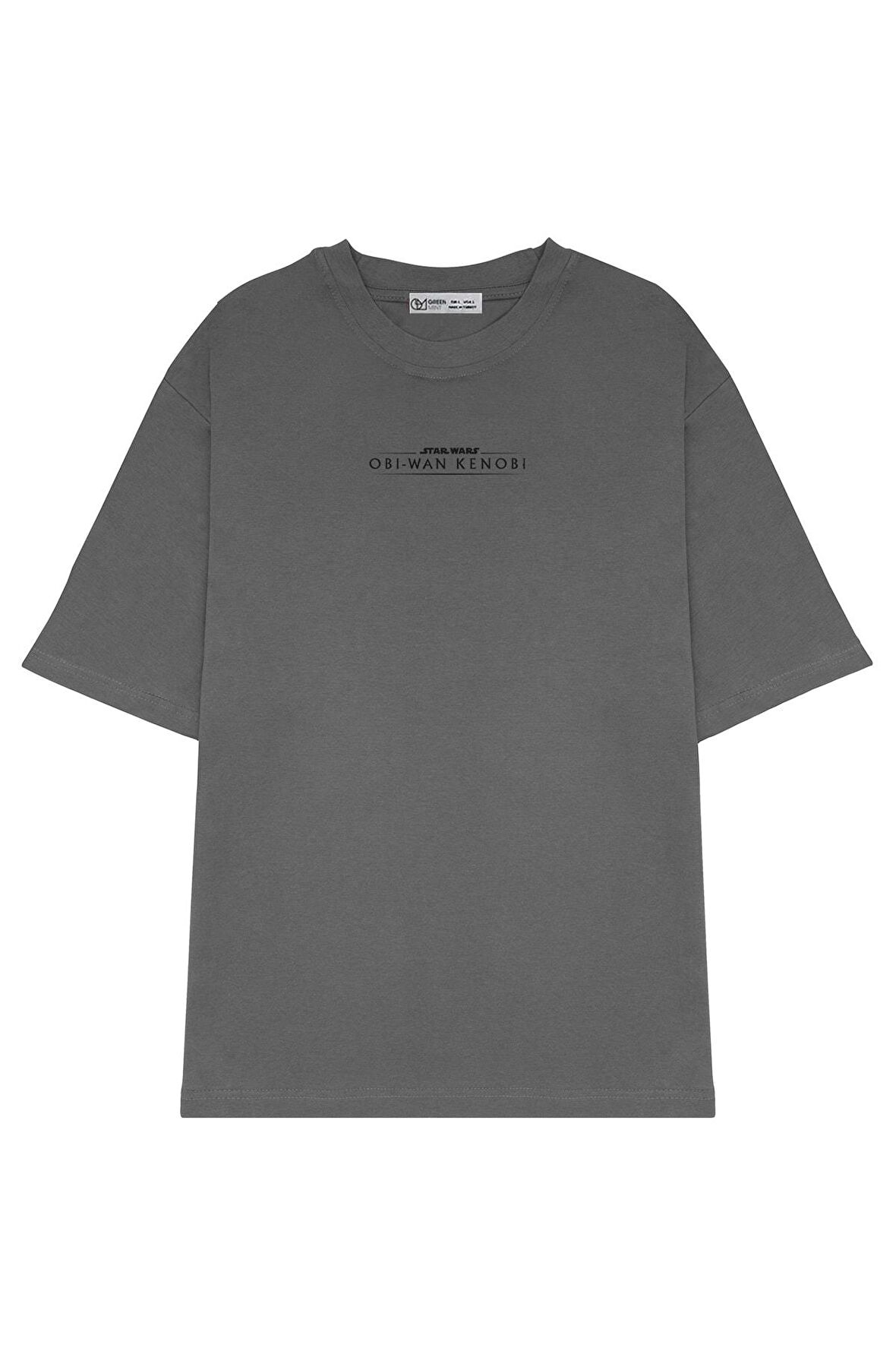 Unisex Oversize T-shirt Obi-wan Kenobi Black Logo