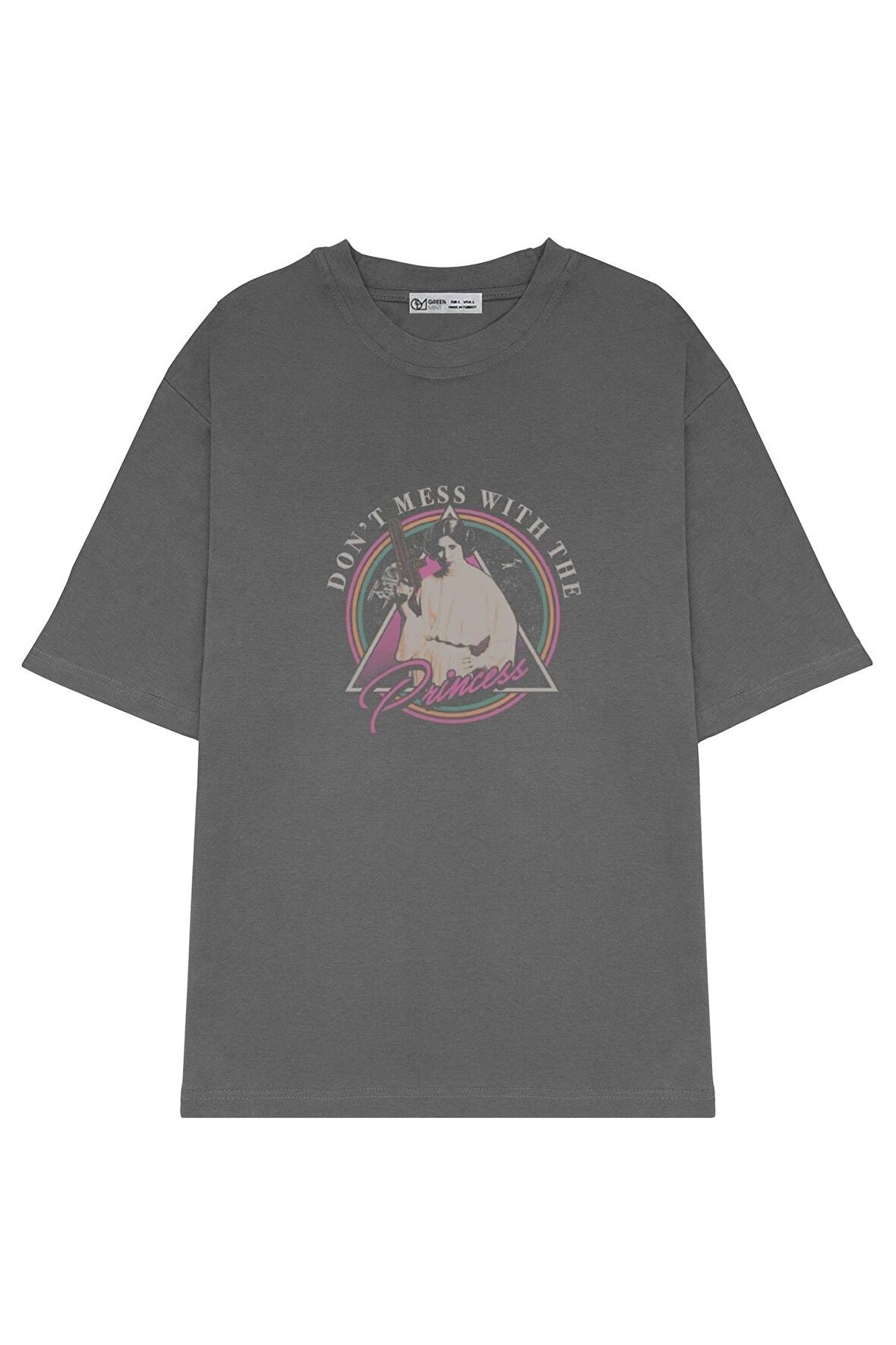 Unisex Oversize T-shirt Princess Leia Don't Mess