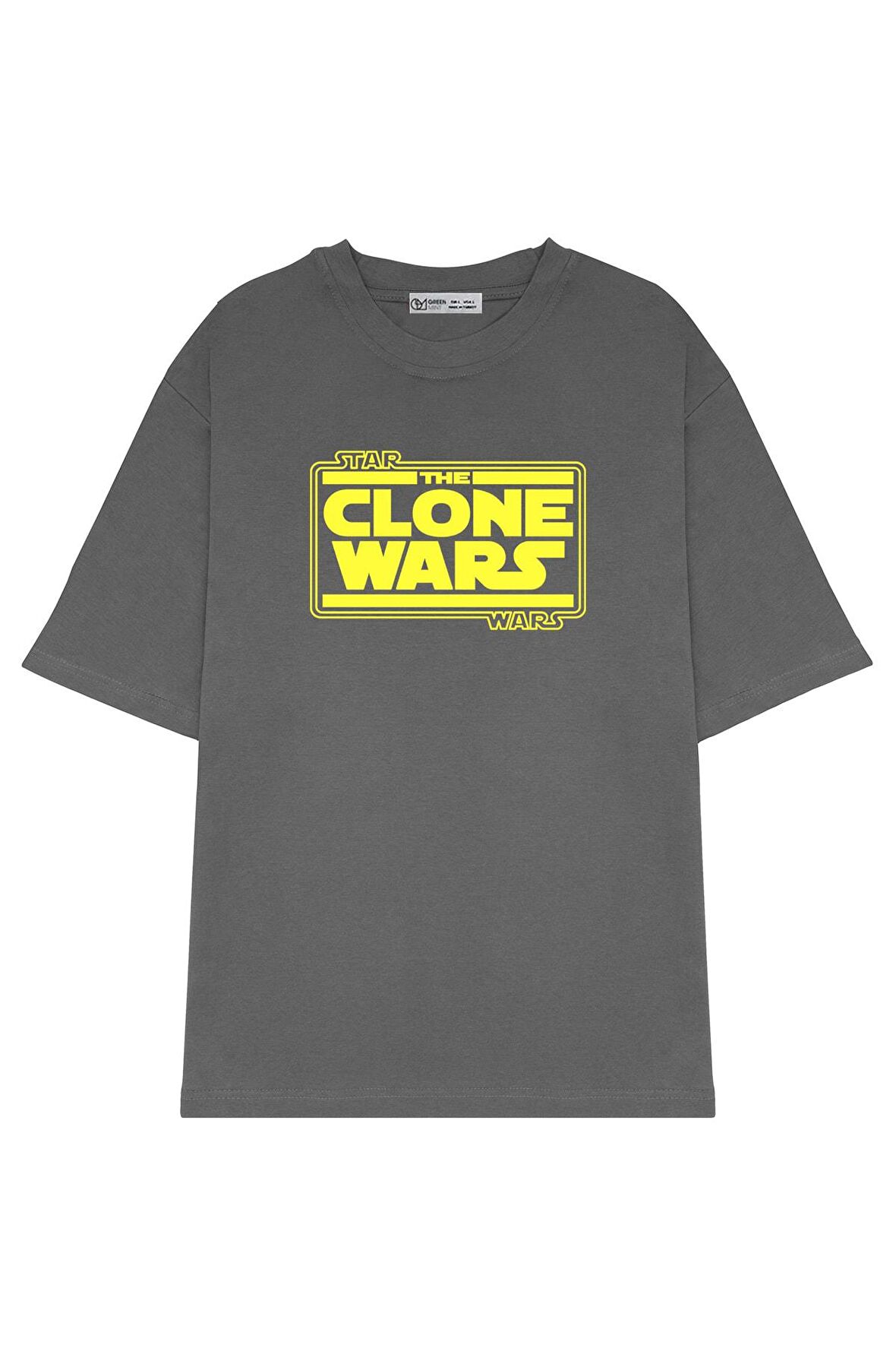Unisex Oversize T-shirt Star Wars Clone Wars Logo