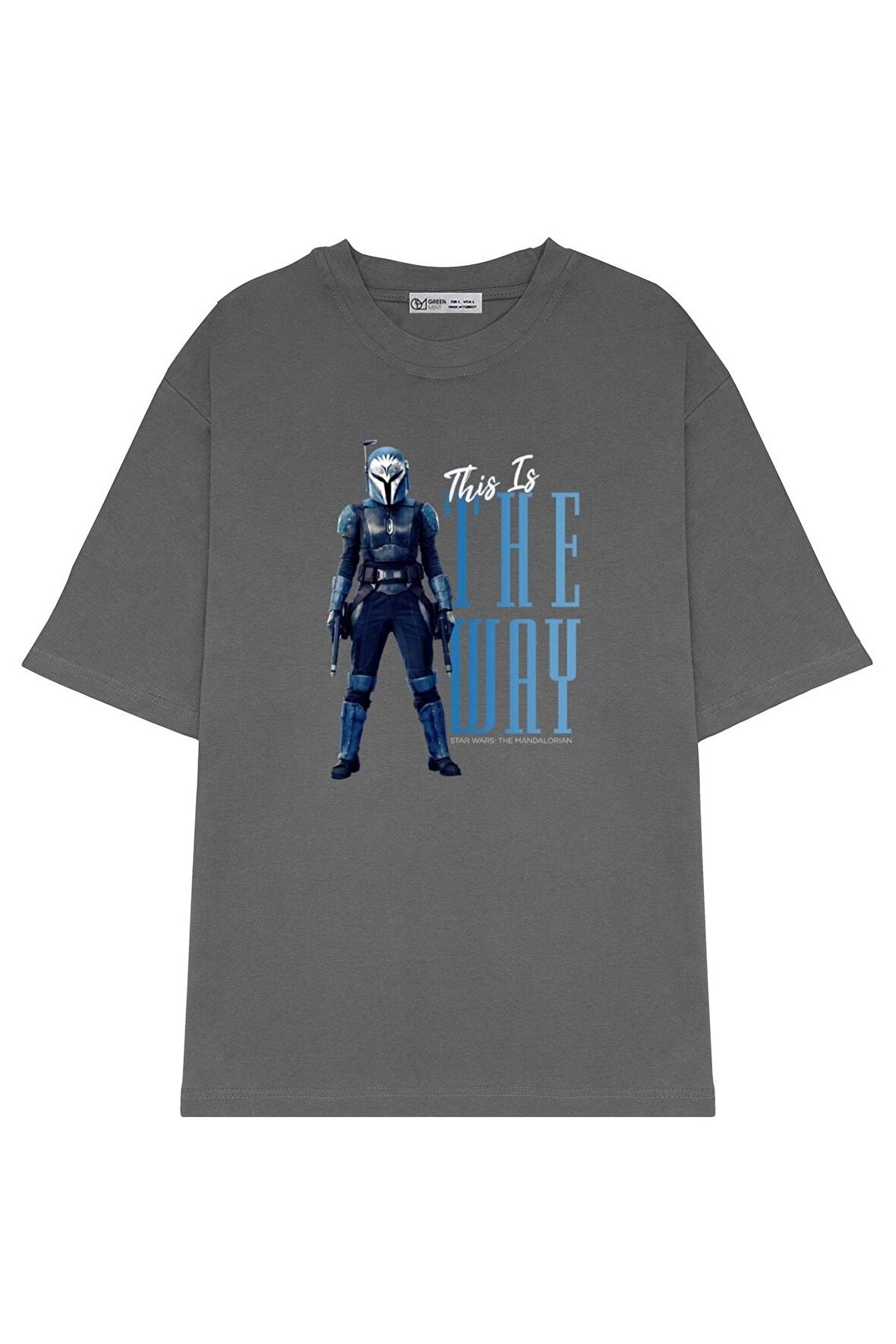 Unisex Oversize T-shirt Star Wars Mandalorian Bo-katan This Is The Way