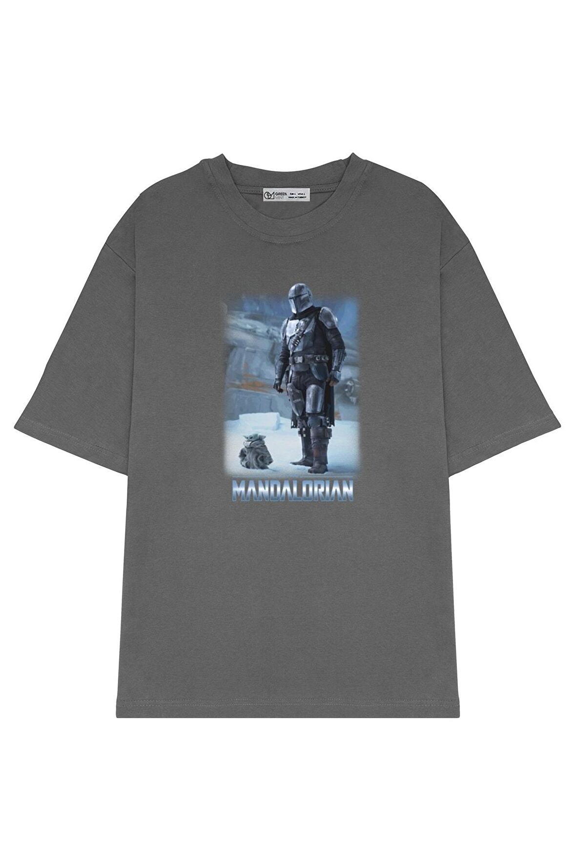 Unisex Oversize T-shirt Star Wars Mandalorian Into The Ice Cave