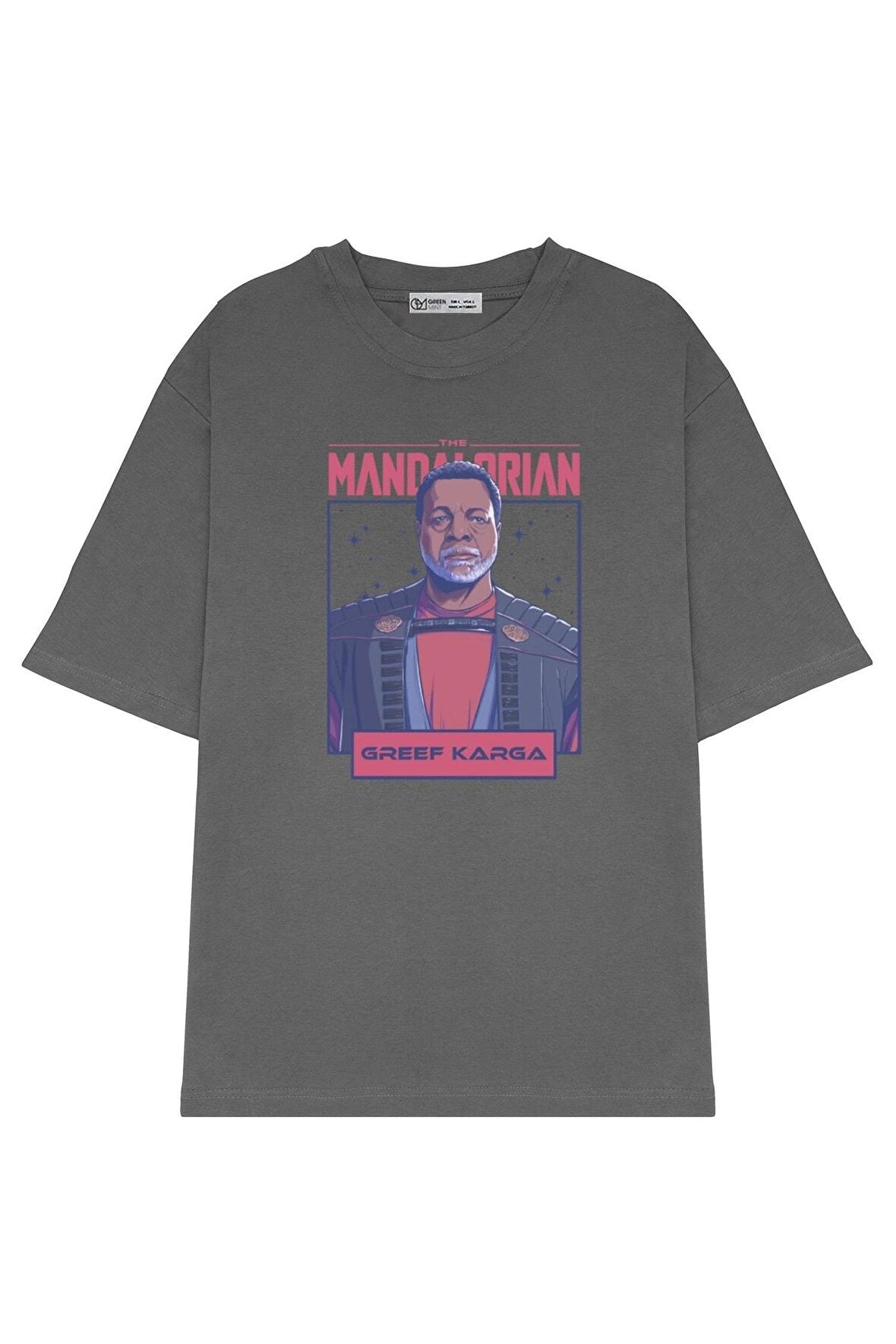 Unisex Oversize T-shirt Star Wars Mandalorian Karga Your Only Hope