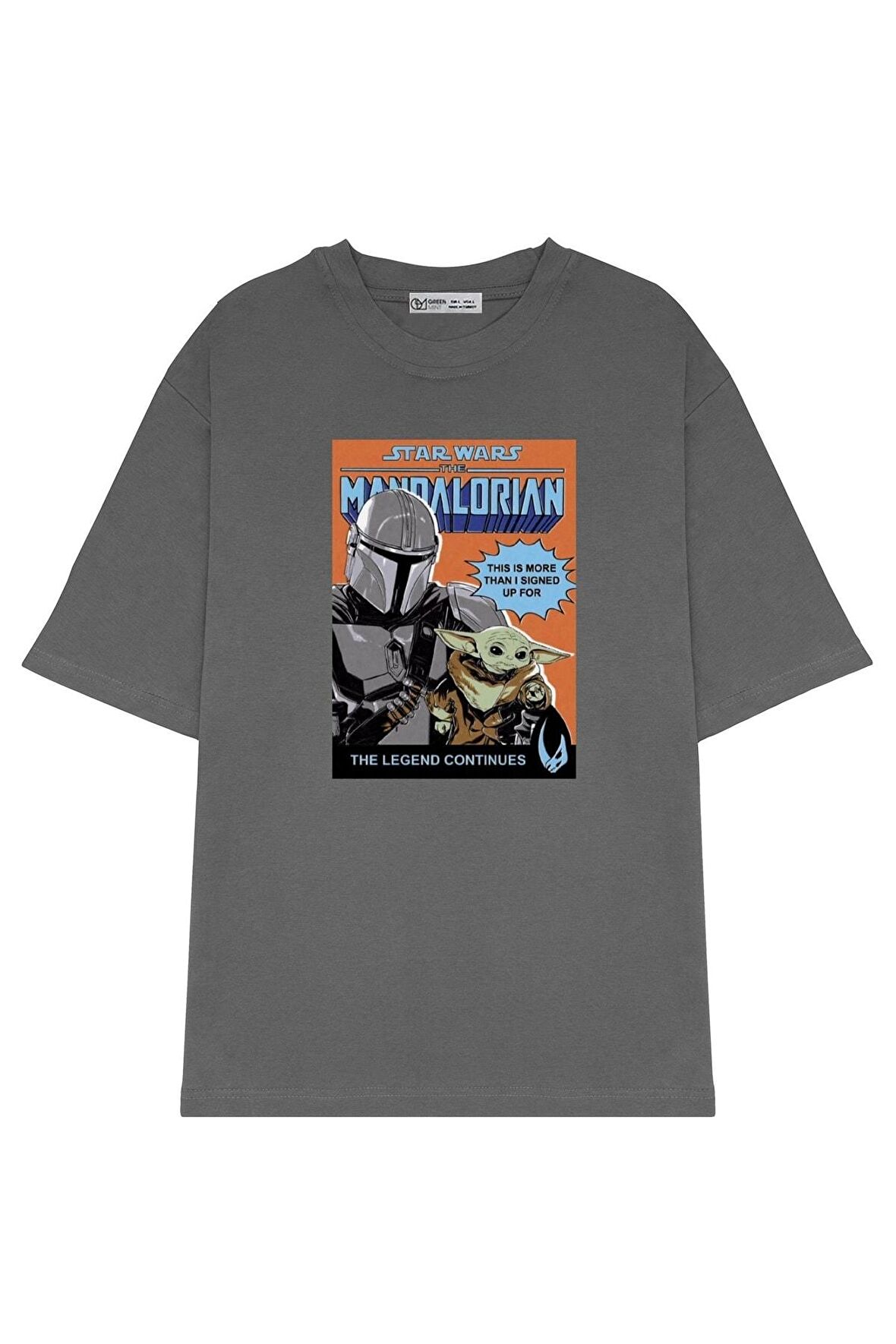 Unisex Oversize T-shirt Star Wars Mandalorian The Legend Continues