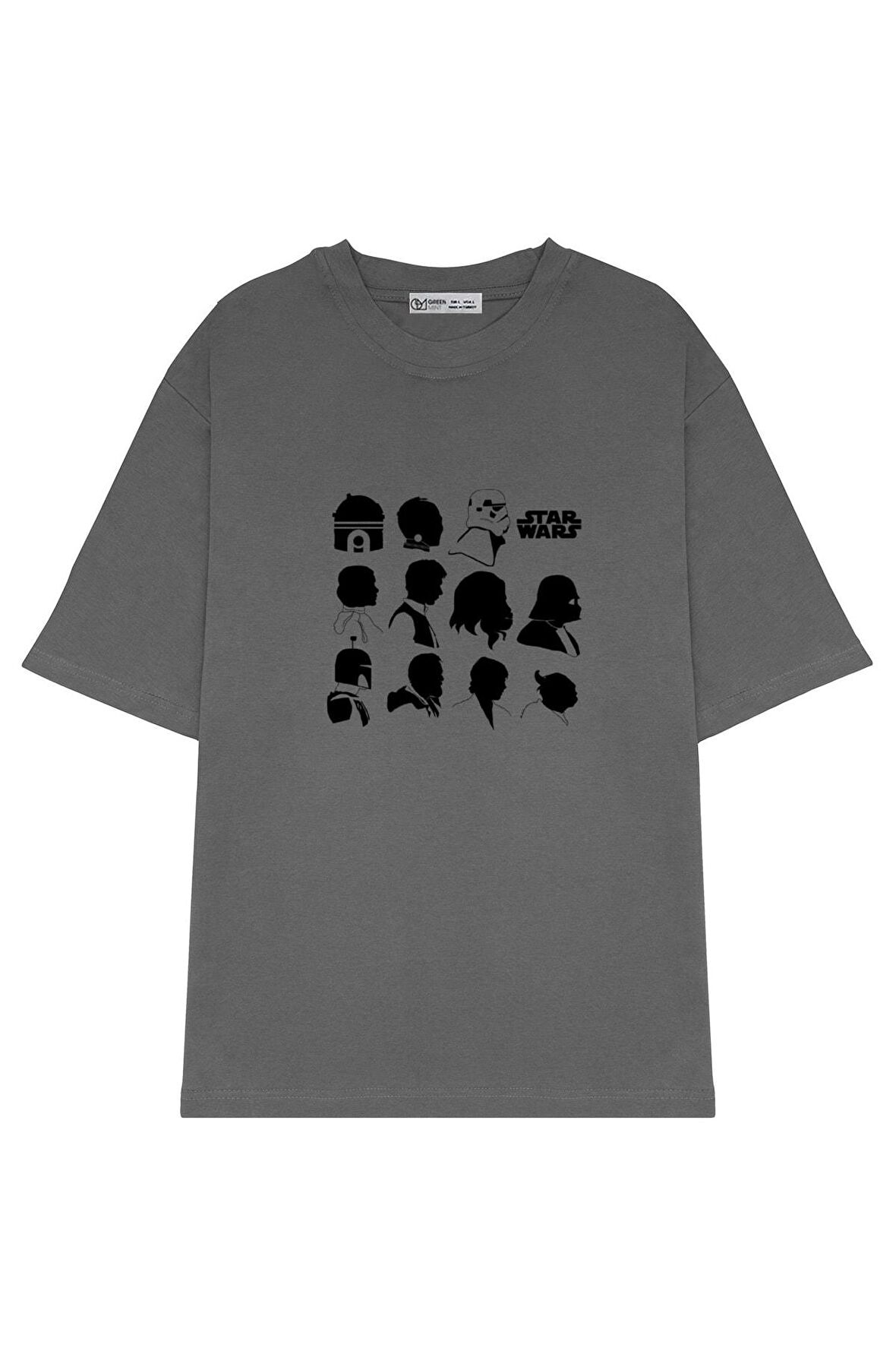 Unisex Oversize T-shirt Star Wars Silhouettes